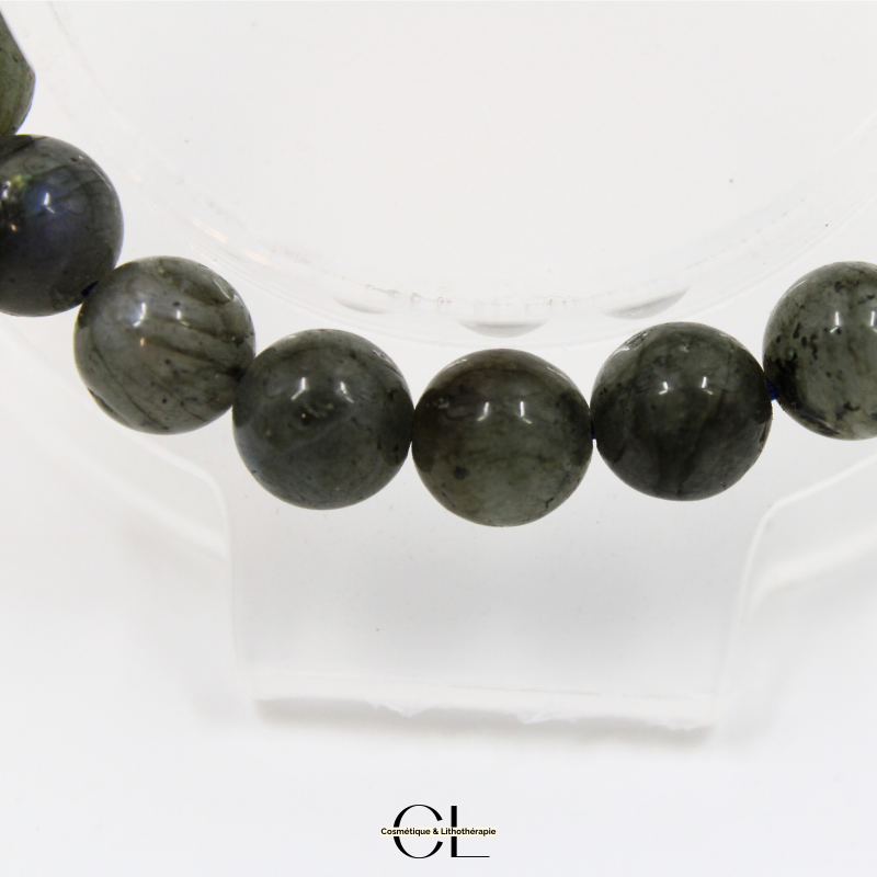 Bracelet en pierre naturelle Labradorite AB 8-9mm Lithothérapie