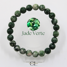 Bracelet en pierres naturelles Jade Verte AB 8mm Lithothérapie