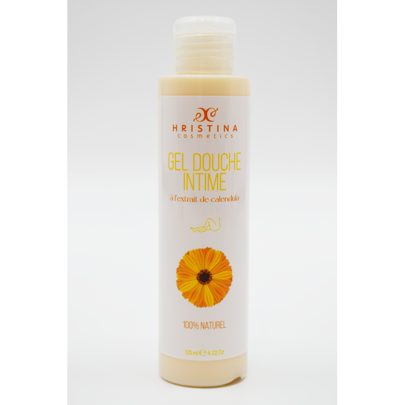 Gel douche intime à l'extrait de calendula - 125ml 100% naturel Hristina