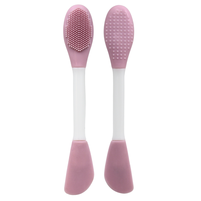 Spatule  brosse visage à double face rose Cosmétique naturel