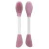Spatule  brosse visage à double face rose Cosmétique naturel
