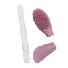 Spatule  brosse visage à double face rose Cosmétique naturel