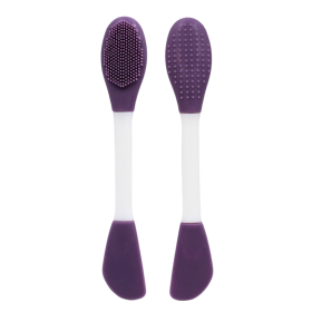 Spatule  brosse visage à double face violette Cosmétique naturel