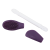 Spatule  brosse visage à double face violette Cosmétique naturel