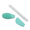 Spatule  brosse visage à double face bleue Cosmétique naturel