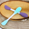 Spatule  brosse visage à double face bleue Cosmétique naturel