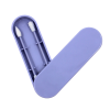 2 cotons-tiges réutilisables  boite de rangement - Violet Cosmétique naturel