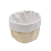Panier en tissu - Blanc et beige Cosmétique naturel