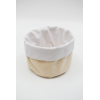 Panier en tissu - Blanc et beige Cosmétique naturel