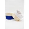 Panier en tissu - Bleu et beige Cosmétique naturel