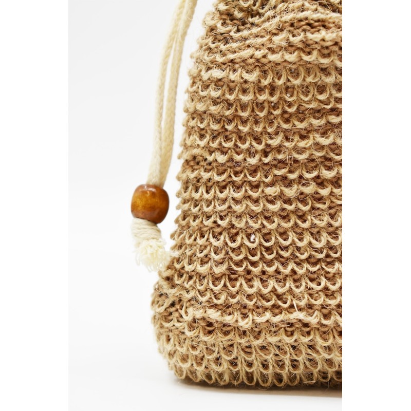 Sac à savon en sisal - Marron Cosmétique naturel
