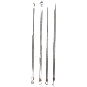 Kit de 4 extracteurs boutons et comédons  boitier Cosmétique naturel