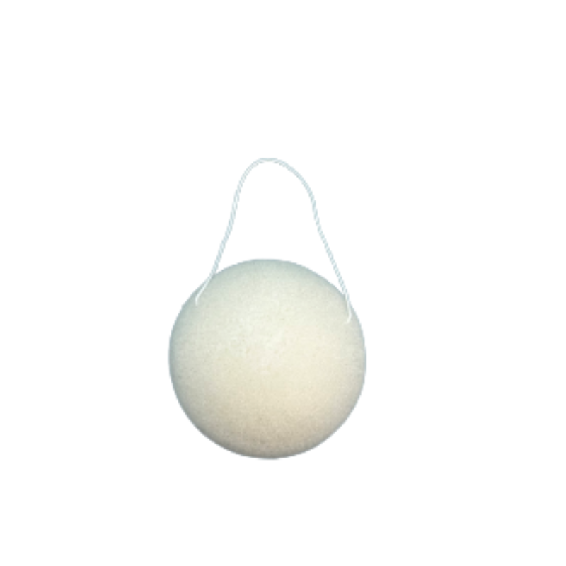 Éponge konjac blanche Cosmétique naturel