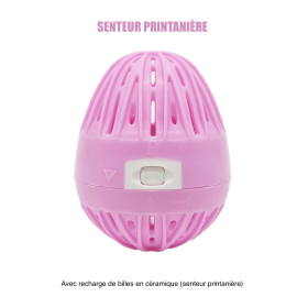 Boule de lavage machine à laver rose  recharge - senteur printanière Cosmétique naturel