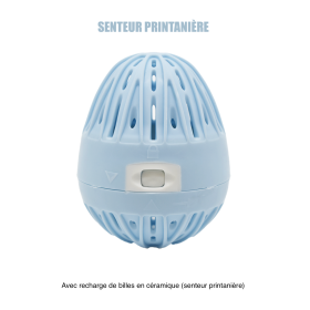 Boule de lavage machine à laver bleue  recharge - senteur printanière Cosmétique naturel