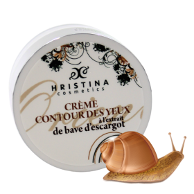 Crème contour des yeux à la bave d'escargot Hristina