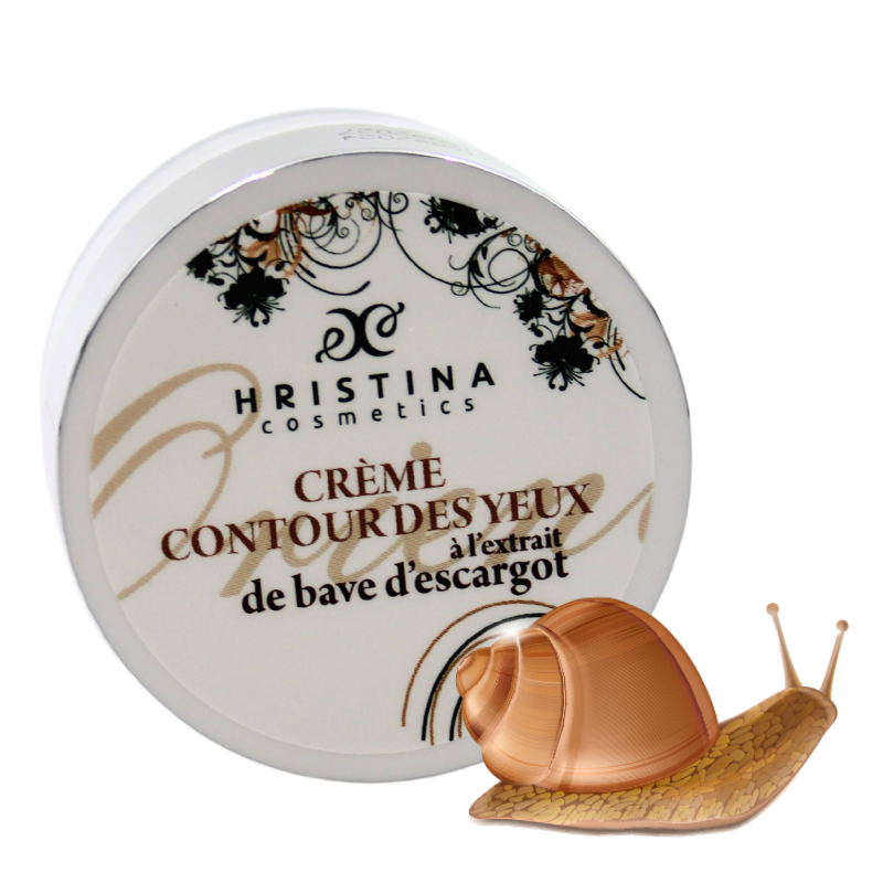 Crème contour des yeux à la bave d'escargot Hristina