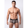Boxer en résille imprimé léopard gris Look Me