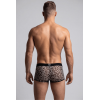 Boxer en résille imprimé léopard gris Look Me