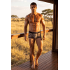 Boxer en résille imprimé léopard gris Look Me