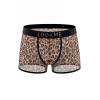 Boxer en résille imprimé léopard Look Me