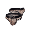 String en résille imprimé léopard Look Me