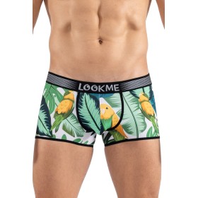 Boxer imprimé oiseau chanteur, Bird Singer Look Me