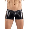 Boxer noir Black Desire en simili cuir Look Me