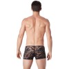 Boxer noir en fine dentelle avec légère transparence Look Me