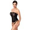Corset en dentelle et powerwetlook – F406 One More Kiss