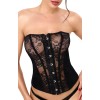 Corset en dentelle et powerwetlook – F406 One More Kiss