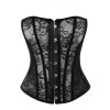 Corset en dentelle et powerwetlook – F406 One More Kiss