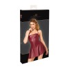 Robe corset powerwetlook bordeaux – F397 Dark Romance Noir HandMade