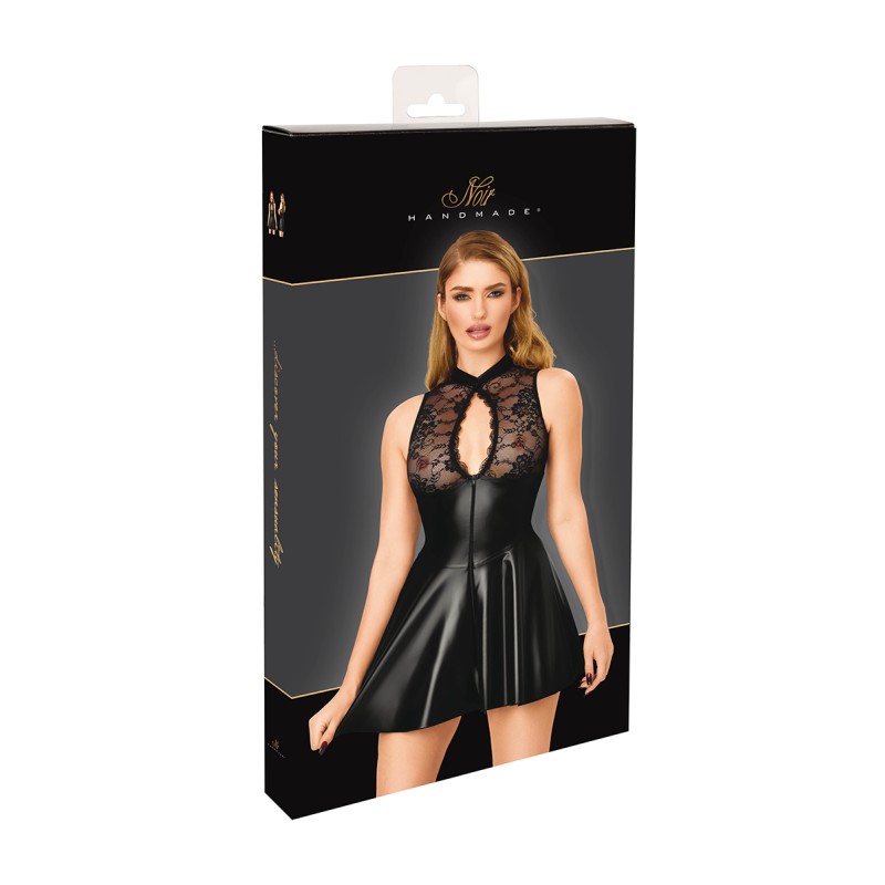 Mini robe One More Kiss F404 - Noir Handmade Noir HandMade