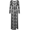 Robe longue One More Kiss F405 - Noir Handmade Noir HandMade