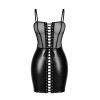 Mini robe Do Not Disturb F409 - Noir Handmade Noir HandMade