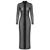 Robe longue Do Not Disturb F410 - Noir Handmade Noir HandMade