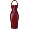Robe mi-longue Dark Romance F396 - Noir Handmade Noir HandMade