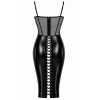 Robe mi-longue Do Not Disturb F408 - Noir Handmade Noir HandMade