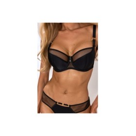 Soutien-gorge rembourré Róża noir – réf. 231029
