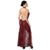 Robe longue Masquerade F424 - Noir Handmade Noir HandMade