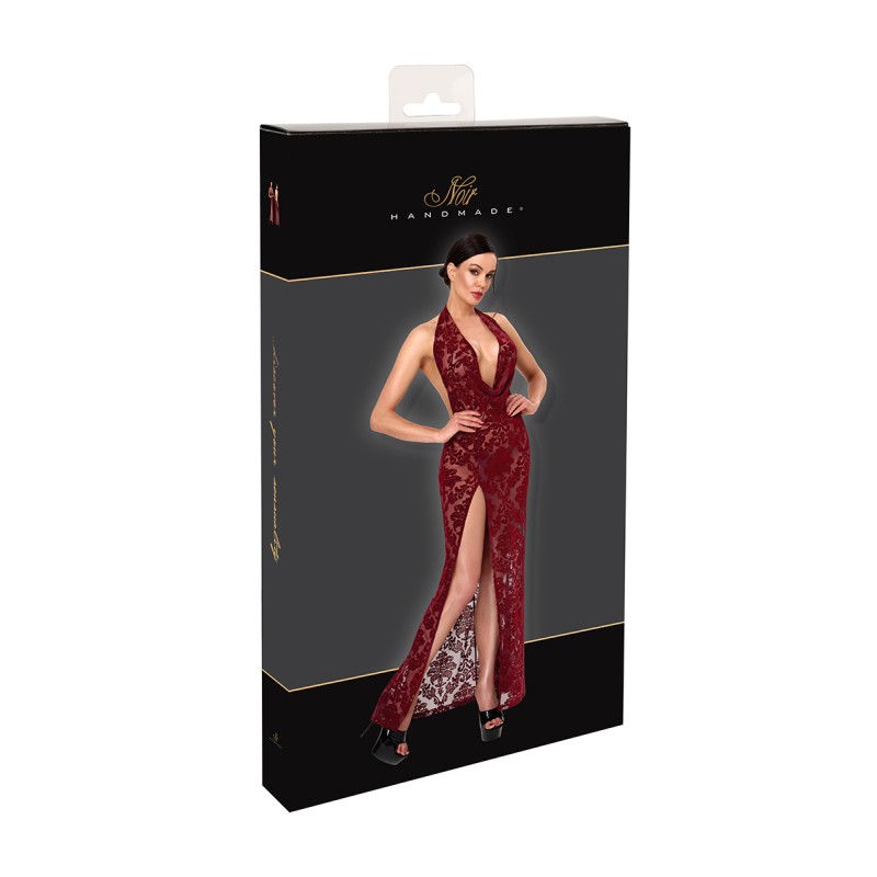 Robe longue Masquerade F424 - Noir Handmade Noir HandMade