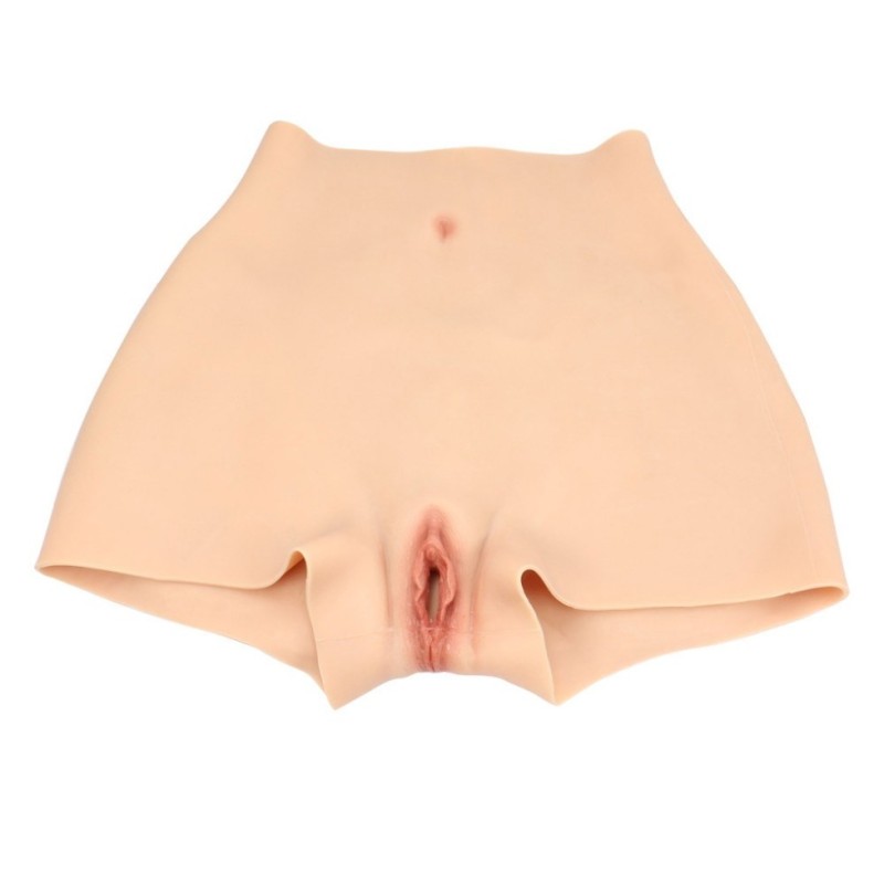 Boxer faux vagin artificiel en silicone, taille haute