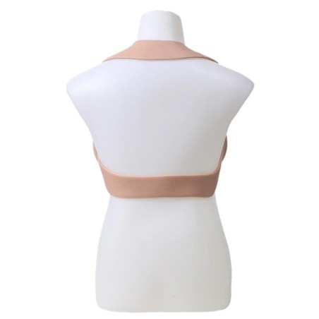 Buste faux seins silicone, dos nu