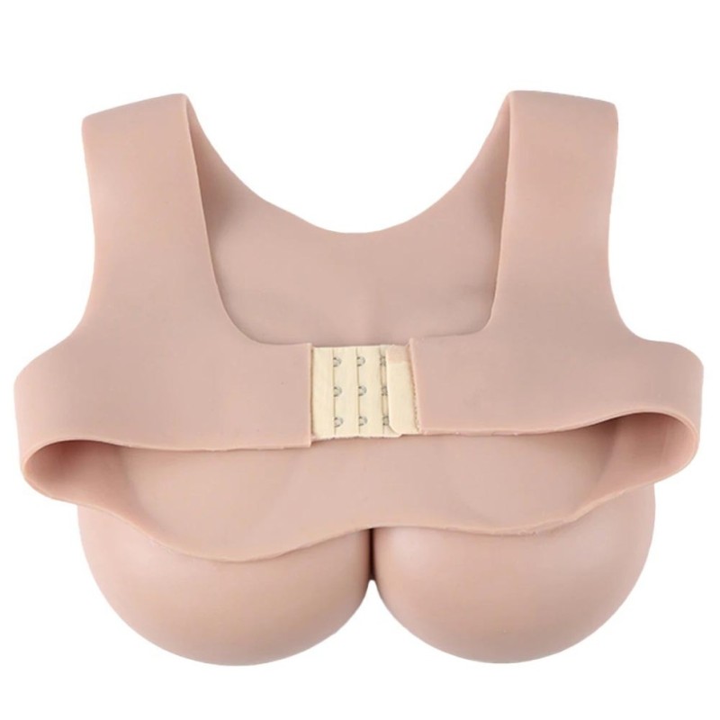 Buste faux seins silicone, style brassière