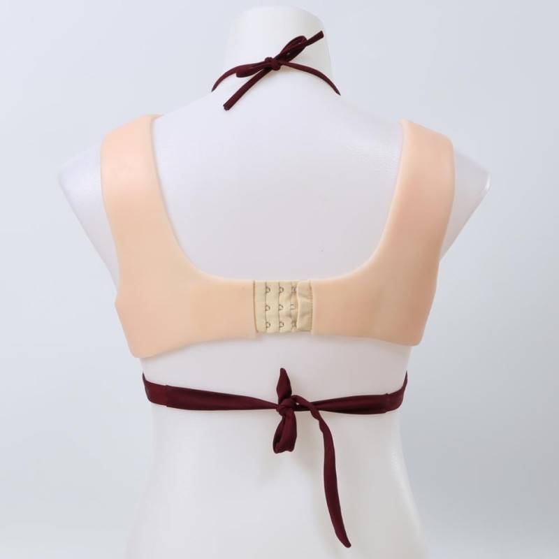 Buste faux seins silicone, style brassière