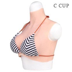 Buste faux seins prix discount, col haut