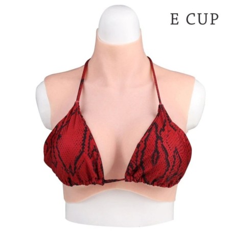 Buste faux seins prix discount, col haut