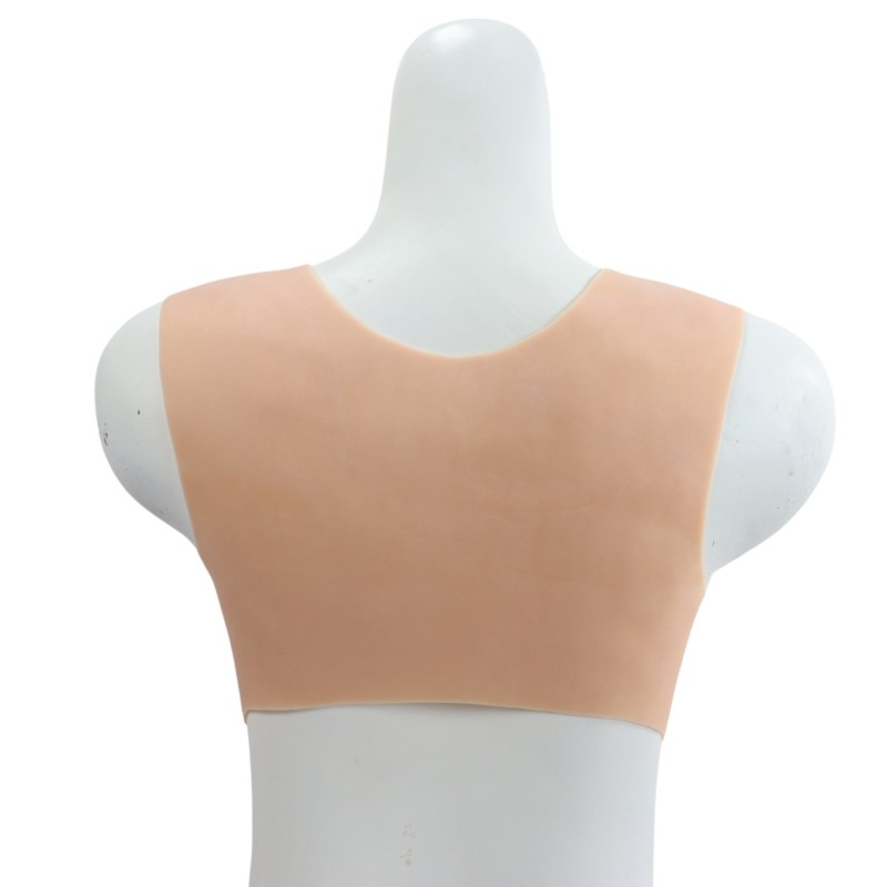 Buste faux seins, vaisseaux apparents, encolure ronde