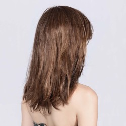 Perruque longue monofilament, femme fatale